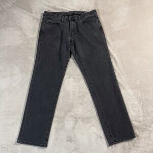 Bonobos	Men's Jeans‎ Slim Fit Denim Casual Stretch Size 34x32 Gray/Black